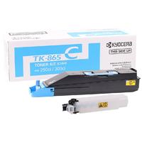 Kyocera TK-865|TASKalfa250ci|300ci  Cyan Orjinal Toner 12.000sf