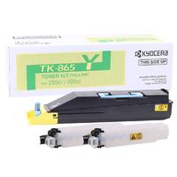 Kyocera TK-865|TASKalfa250ci|300ci  Yellow Orjinal Toner 12.000sf